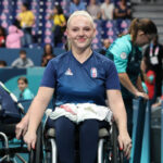 Flora Vautier (FRA) competes in Para Table Tennis Mixed singles XD7 during the Paralympic Games Paris 2024, at South Paris Arena 4, in Paris, France, on August 30, 2024, Photo Fabien Boukla / KMSP || 001772_0072  SPORT GAMES JEUX PARIS 2024 TENNIS DE TABLE PARALYMPICS 2024 PARA